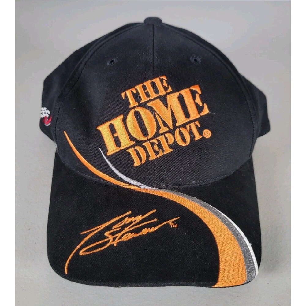 Vintage Tony Stewart Home Depot Hat #20 Joe Gibbs Racing NASCAR Snapback Cap